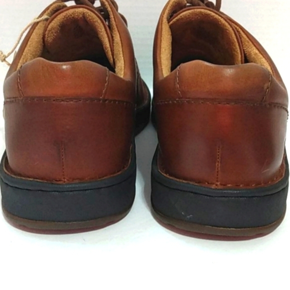 BORN BROWN LEATHER LACE UP LOAFERS NWT SIZE 8 - Picture 6 of 16